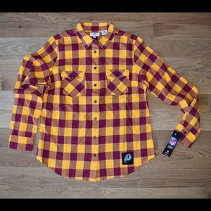 Washington Redskins Ladies Flannel Shirt